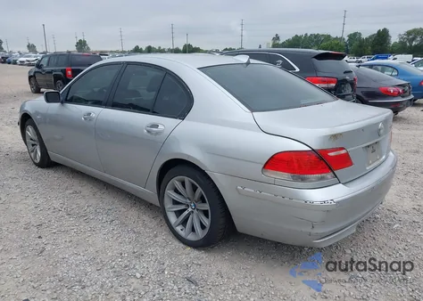 2007 BMW 750I from USA, damaged, VIN WBAHL83517DT07418